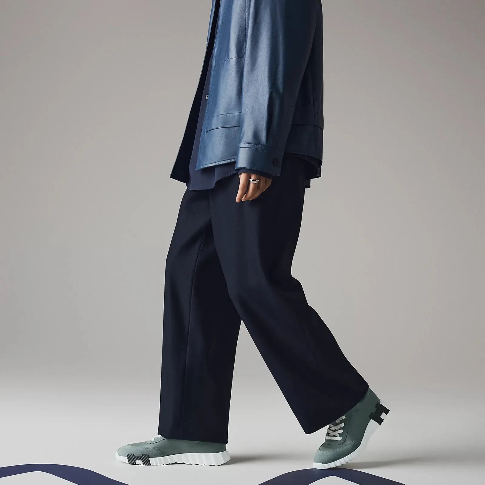 Hermès Bouncing Sneaker Blau