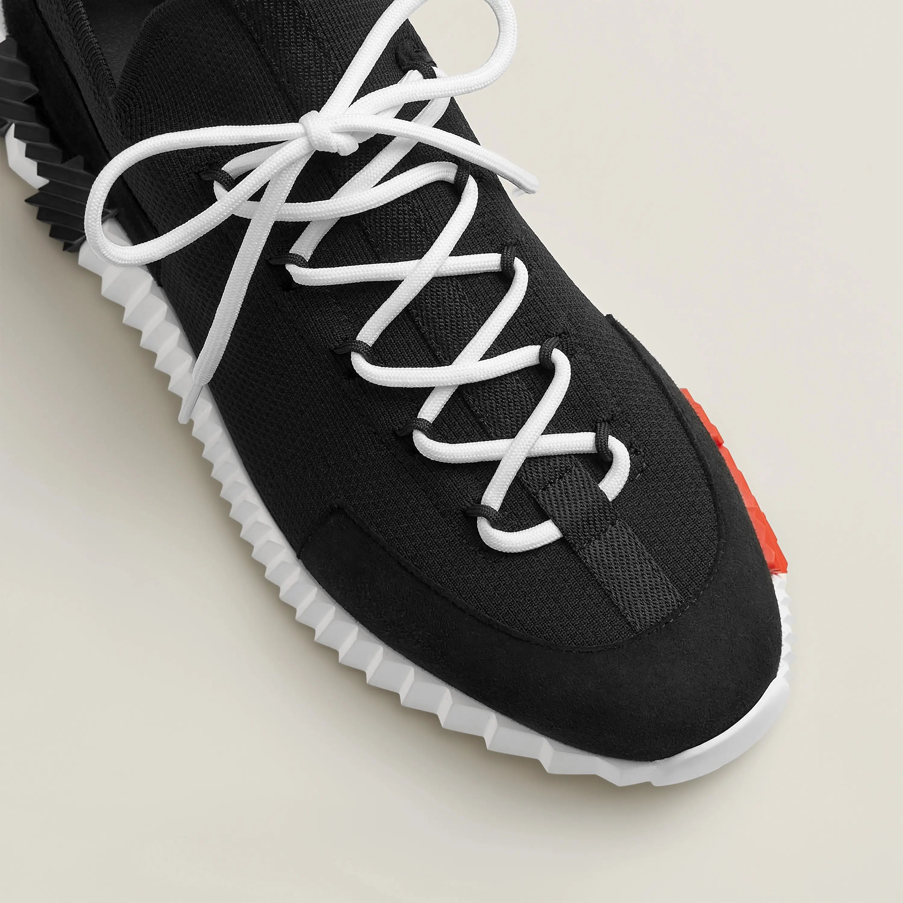 Hermes Casual Slip-on Sneaker Herren schwarz weiß für Alltag und Freizeit